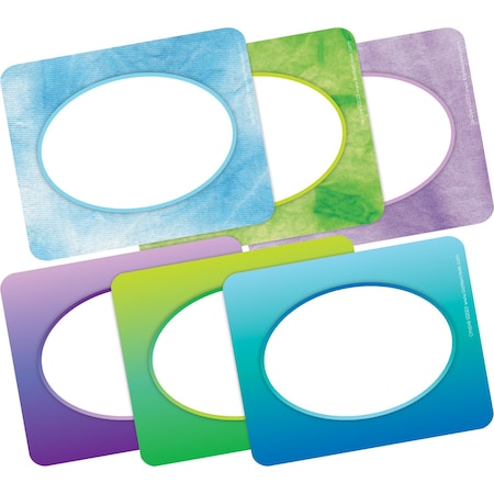 Barker Creek Tie-Dye & Ombr Name Tags/Self-Adhesive Labels, Multi-Design Set, 90/Set 4364